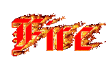 1988 Ford Bronco - A graphic with the word 'Fire' in red, stylized text with flames.