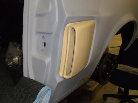 1967 Ford Mustang - Brake scoop on 1/4 panel.