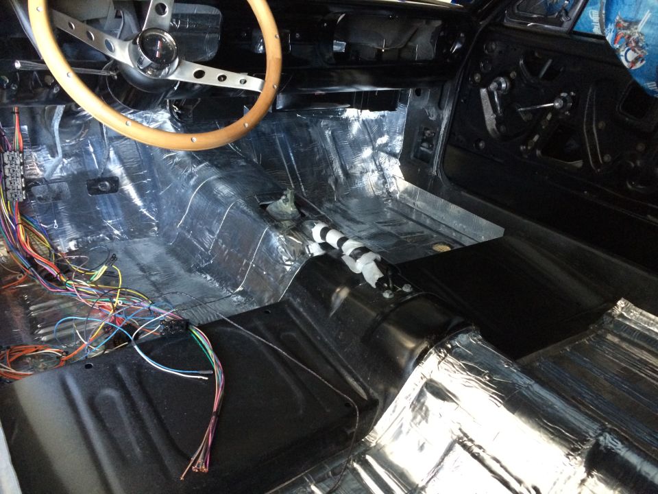 65 Mustang Peel and Seal with foil tape