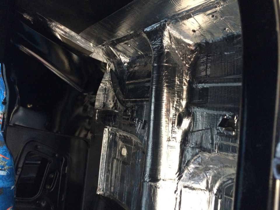65 Mustang Peel and Seal with foil tape
