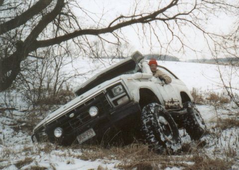 1980 Ford Bronco - I still can't climb out here...yet! (still need to plumb the ARB front locker)