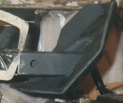 1980 Ford Bronco - Backside of the receiver skid