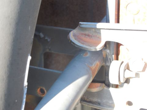 1993 Ford Bronco - There should be a thick plastic sleeve around the tube, but they all degrade, and there's no replacement available.