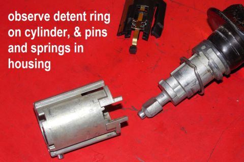 1983 Ford Bronco - Note the orientation of the detent ring as it falls off. Don't lose the brass detent springs & pins from inside the housing (NOT VISIBLE in…