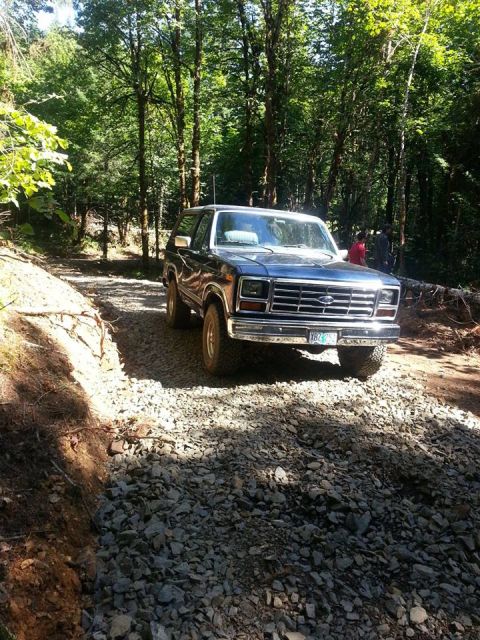 1986 Ford Bronco - looking for fishing spots with dad and brother, but the bko looks too nice