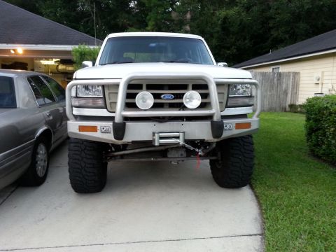 1992 Ford Bronco - here is final product with the hook on. I'm considering buying synthetic line, but that purchase will have to wait. The amsteel blue I was…