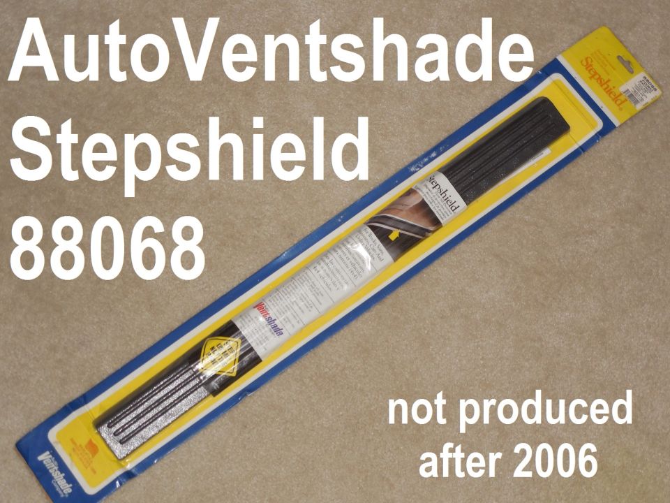 AutoVentshade Stepshield 88068 in retail blister packaging on carpet