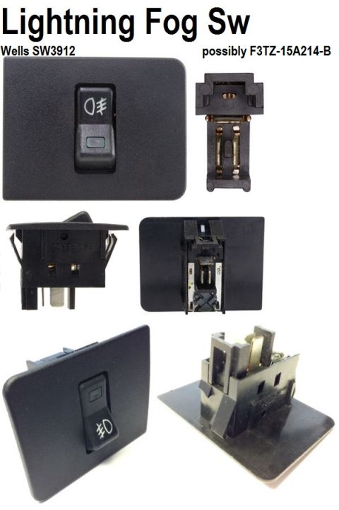 1983 Ford Bronco - '93-95 Lightning Fog Light Switch