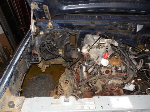 1993 Ford Bronco - I'll probably start removing sheet metal tomorrow.