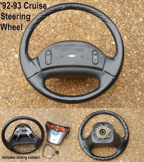 1983 Ford Bronco - '92-93 Cruise non-SRS Steering Wheel from '93 EB Bronco