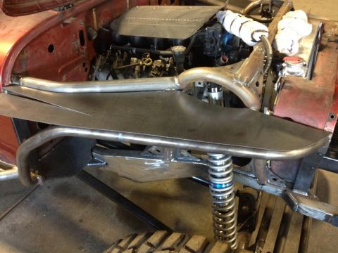 1985 Jeep CJ7 - This vehicle is undergoing a custom build, a modified chassis and engine.