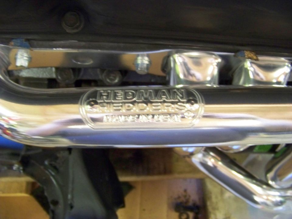Hedman Hedders exhaust manifold with "MADE IN USA" text