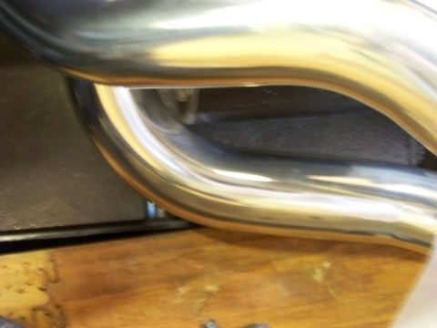 1974 Dodge Challenger - Shiny exhaust headers are shown in detail, with a Supermotors.net watermark in the corner.