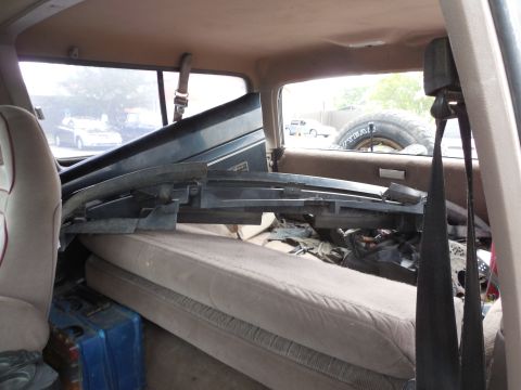 1983 Ford Bronco - I found a decent velour bench in a black '92 EB Bronco, but I still have to take it apart & wash the upholstery. Most of the other junk bac…
