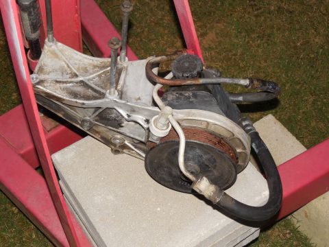 1993 Ford Bronco - '88 5.0L E150 Saginaw Those are the large bolts (M10, 13mm head), so I'll have to drill out my compressor. (Note the PSP in the pressure li…