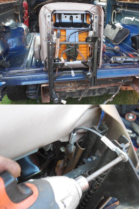 1983 Ford Bronco - Captain's Chair Driver's Limit Cable This prevents the driver's chair from blowing the horn when it's slid forward and a passenger climbs t…