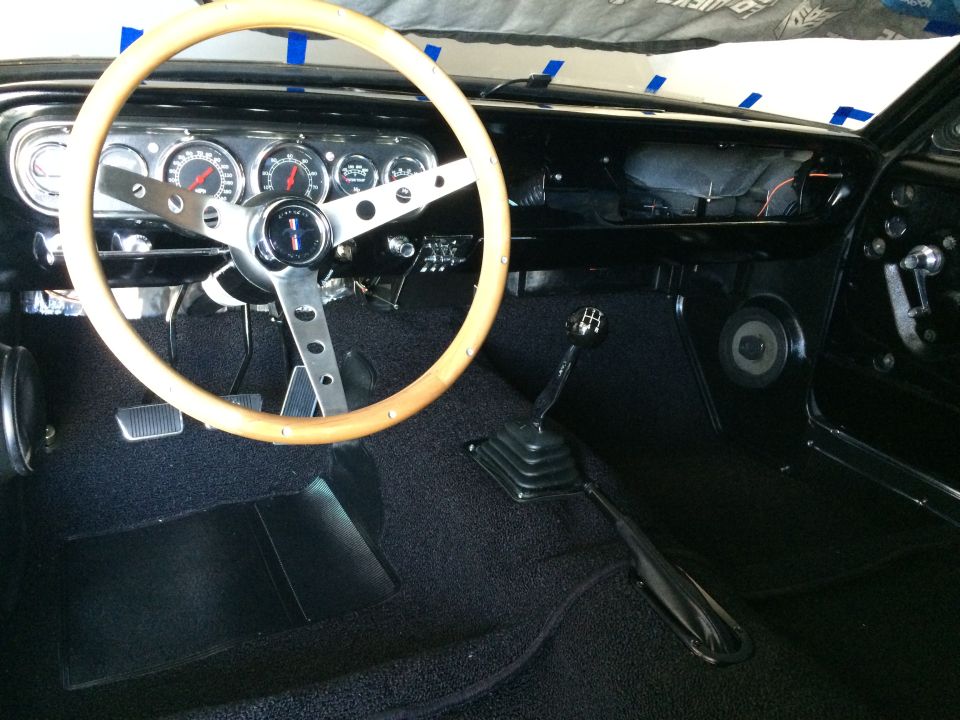 1965 Mustang carpet and pedals done