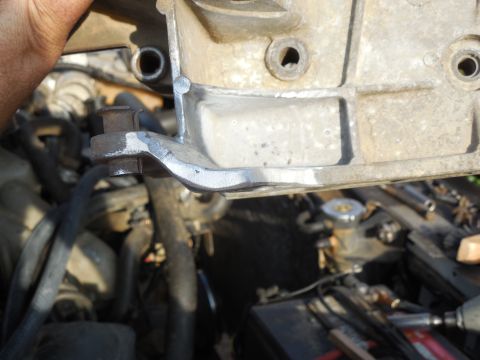 1983 Ford Bronco - It's substantially thicker over the fracture than it was, but it doesn't really look it from the edge.