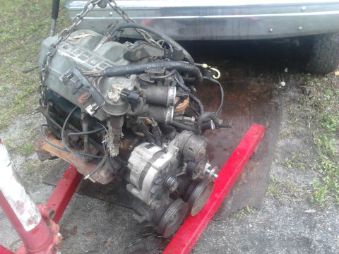 1990 Ford F-250 - old 302 pulled out