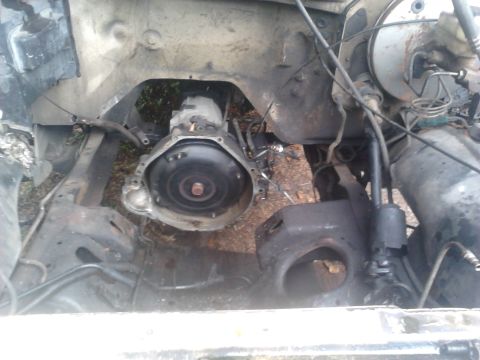 1990 Ford F-250 - old toasted AOD almost ready to drop