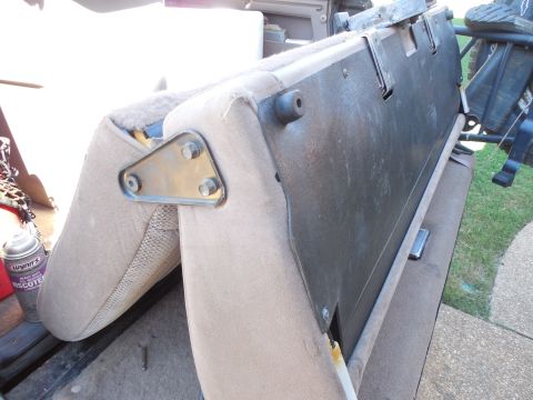 1983 Ford Bronco - The upholstery was hanging loose at the front when I found this chair, and I've seen others the same way. So to prevent it from happening a…