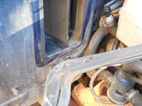 1983 Ford Bronco - This gasket between the evaporator housing & the cowl was installed wrong at the factory ~20 years ago. It's too dried now to be reposition…