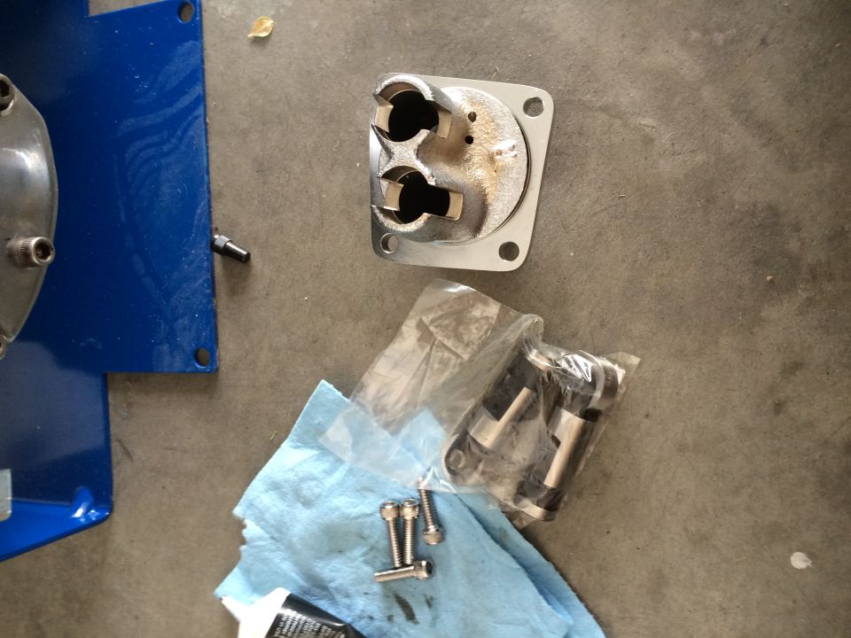 1975 Shovelhead 74 engine build lifter blocks