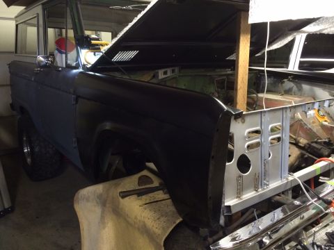 1988 Suzuki Samurai - still have some work on this side also but a better fit on the first try