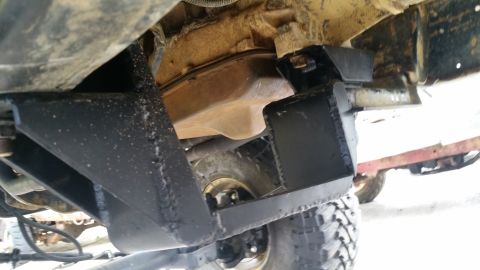 1988 Ford Bronco - Custom suspension components are visible on the undercarriage of this vehicle.