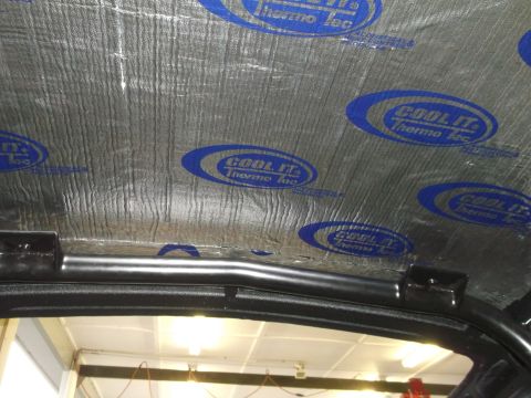 1967 Ford Mustang - Insulated roof & Shelby rollbar.