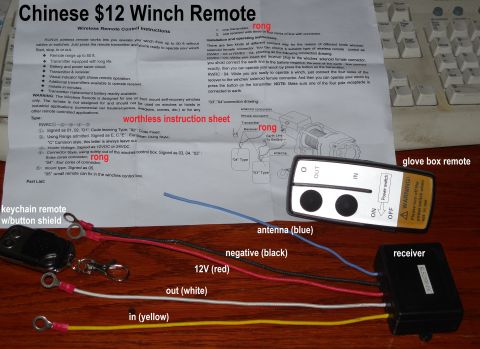 1983 Ford Bronco - Winch Remote The diagrams on the other side are what applied to mine, but IDK why they put diagrams for 4 different systems on the same pag…