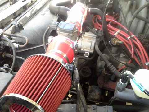 1996 Ford Bronco - Good shot of the air temp sensor