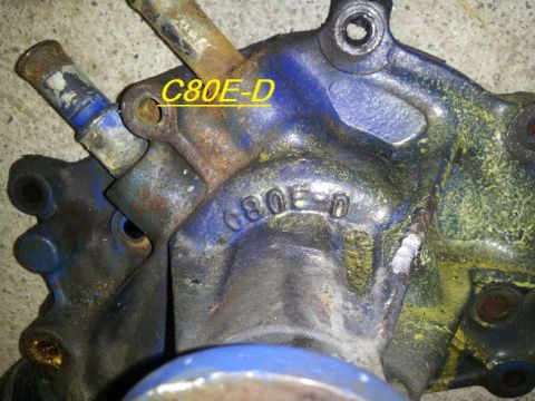 1968 Ford Mustang - Part casting shows 'C80E-D' and a '1968' date, but does not match the 1968 Ford Mustang claim.
