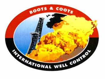 1986 Ford Bronco - Logo for Boots & Coots International Well Control, showing an oil derrick and a map.