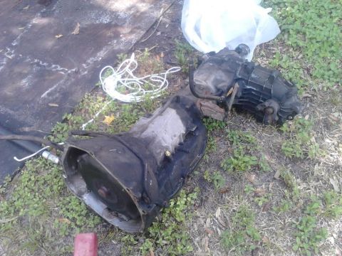 1990 Ford F-250 - old AOD and BW1356 pulled out
