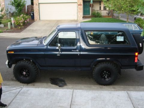 1985 Ford Bronco - Yep, that did it. It needs a lift. Expensive though they are.