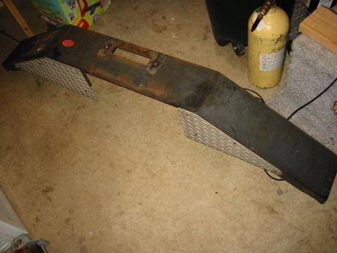 1985 Ford Bronco - I bought this bumper used, its way heavy, and looks stout enough to be military. Needs refinished though.
