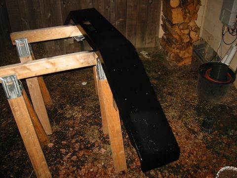 1985 Ford Bronco - Mucb better... Lots of sanding and a few coats of black paint.