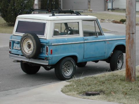 1996 Ford Bronco - The '77 patiently awaits her turn for some TLC.
