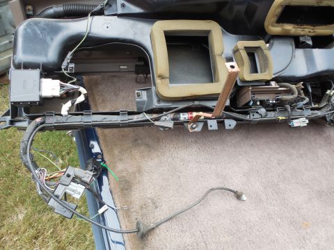 1993 Ford Bronco - Dash Wiring, right end
