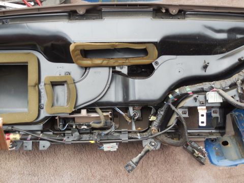 1993 Ford Bronco - Dash Wiring, center