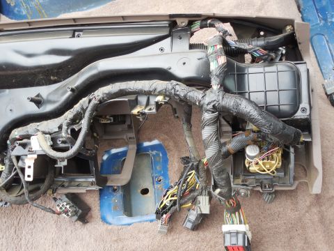 1993 Ford Bronco - Dash Wiring, left end