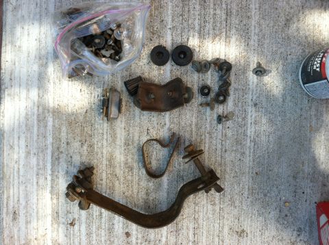 1968 Ford Torino - F100 F250 1966 jack hold down and msc