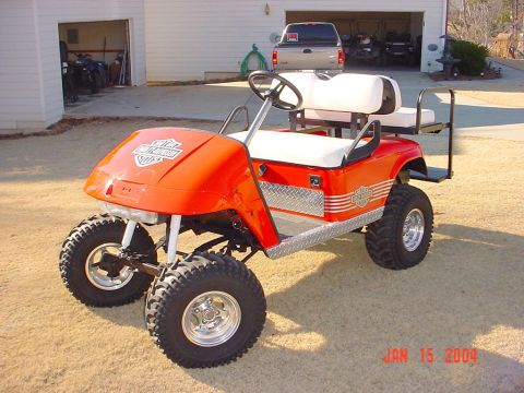 1996 Ford Bronco - My Harley Davidson Golf Cart