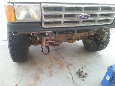 1988 Ford Bronco - Got my Tow hooks added last night
