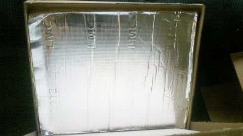 1982 Ford Bronco - This image shows sound deadening material with LMC branding, not a 1982 Ford Bronco.