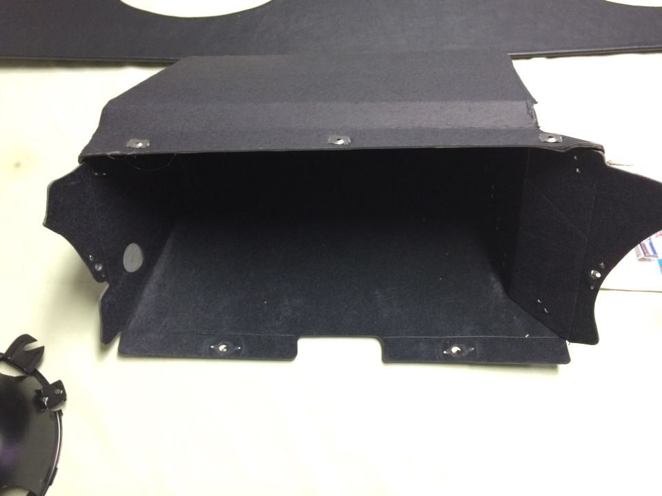 1965 Mustang fuzzy lined glove box liner