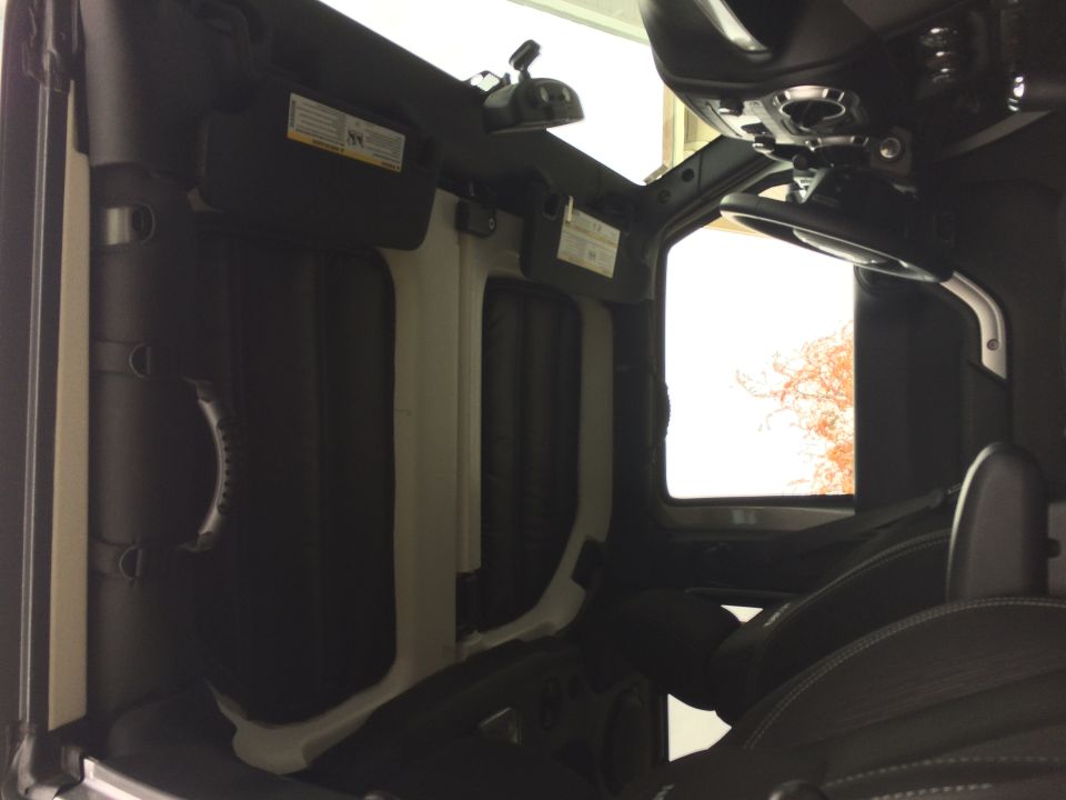2014 Jeep JK Unlimited Rubicon Rugged Ridge Headliner Insulation