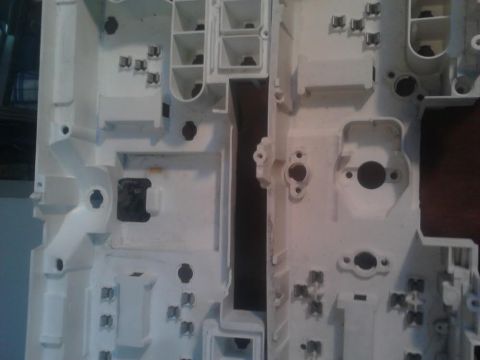 1990 Ford F-250 - 92-96 cluster body on left. 87-91 on the right as you can see they are different and cutting will be required