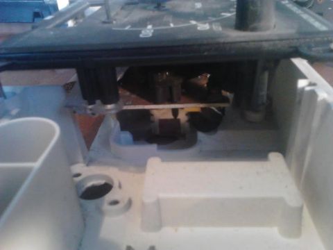 1990 Ford F-250 - place the new speedo in the old cluster body to note where you need to cut/trim to make fit
